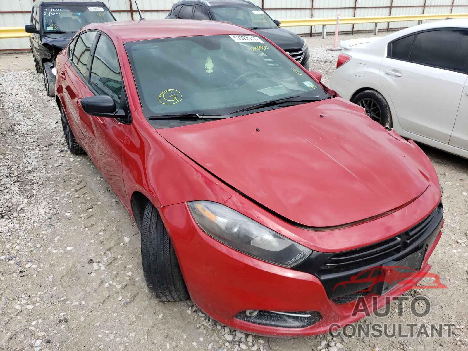 DODGE DART 2016 - 1C3CDFBB6GD644810