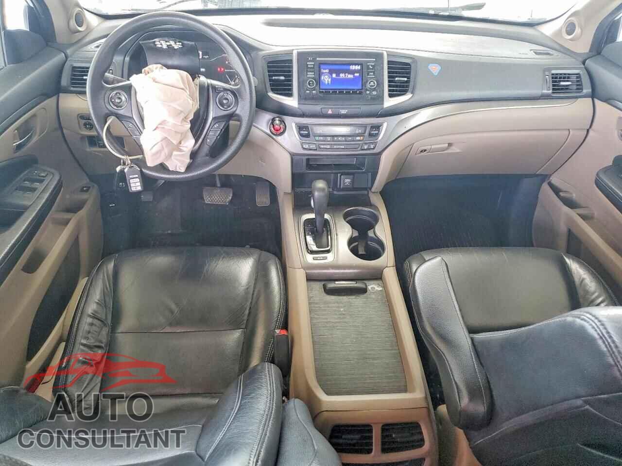 HONDA RIDGELINE 2017 - 5FPYK3F45HB039471