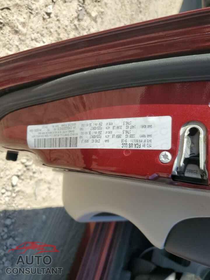 DODGE CARAVAN 2019 - 2C4RDGCG2KR543193