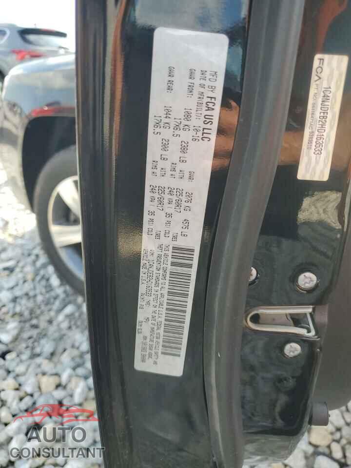 JEEP COMPASS 2017 - 1C4NJDEB2HD163533