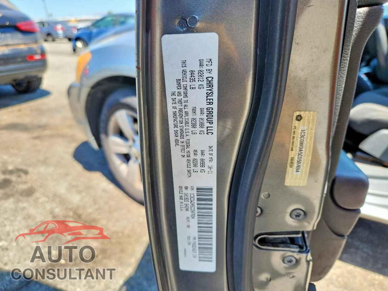 DODGE CALIBER 2012 - 1C3CDWDA5CD507694