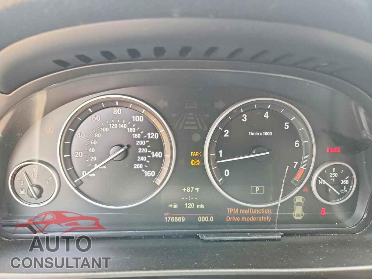 BMW 5 SERIES 2012 - WBAXH5C59CDW06998
