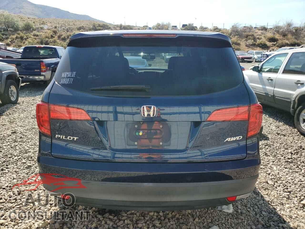 HONDA PILOT 2017 - 5FNYF6H7XHB012000
