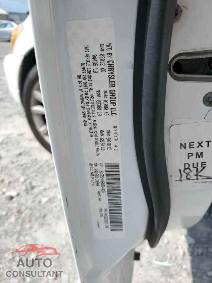 DODGE CALIBER 2011 - 1B3CB5HA9BD214435