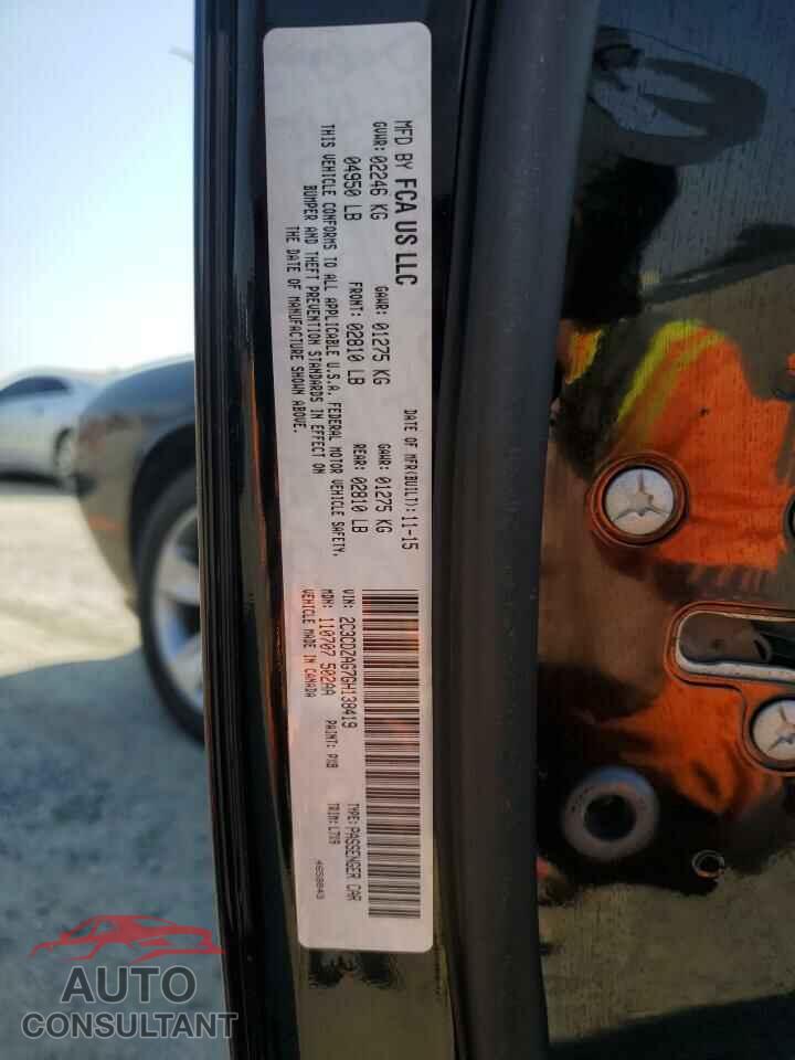 DODGE CHALLENGER 2016 - 2C3CDZAG7GH138419