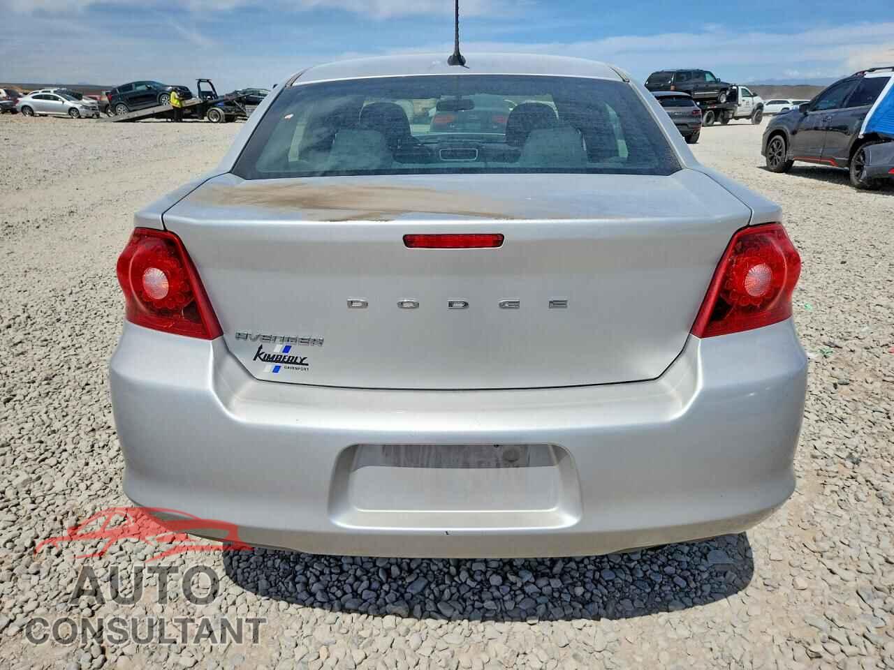 DODGE AVENGER 2012 - 1C3CDZCB4CN166150