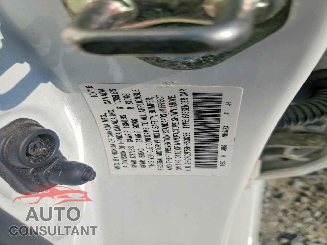 HONDA CIVIC 2017 - 2HGFC2F56HH500298