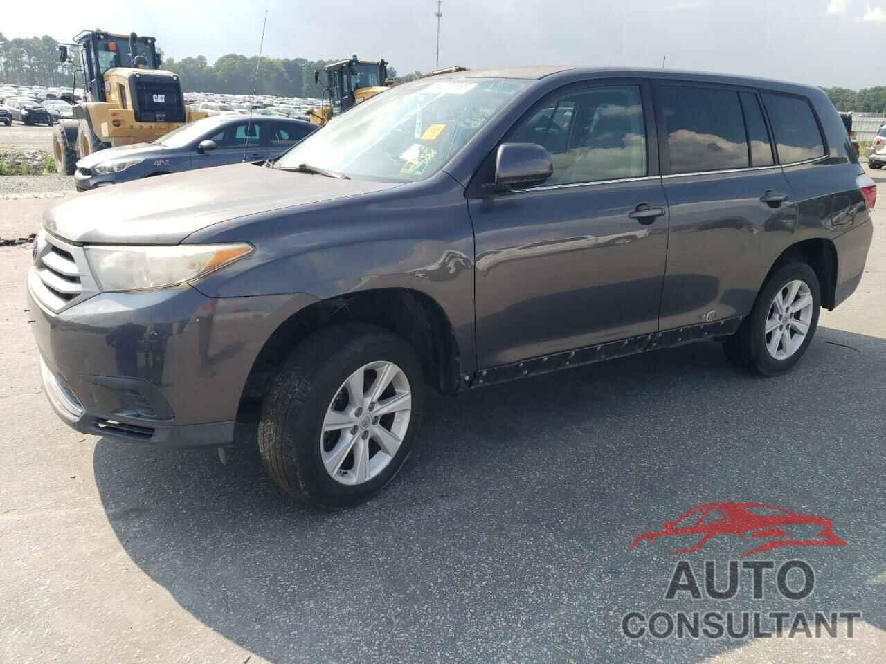 TOYOTA HIGHLANDER 2012 - 5TDZA3EH7CS020672