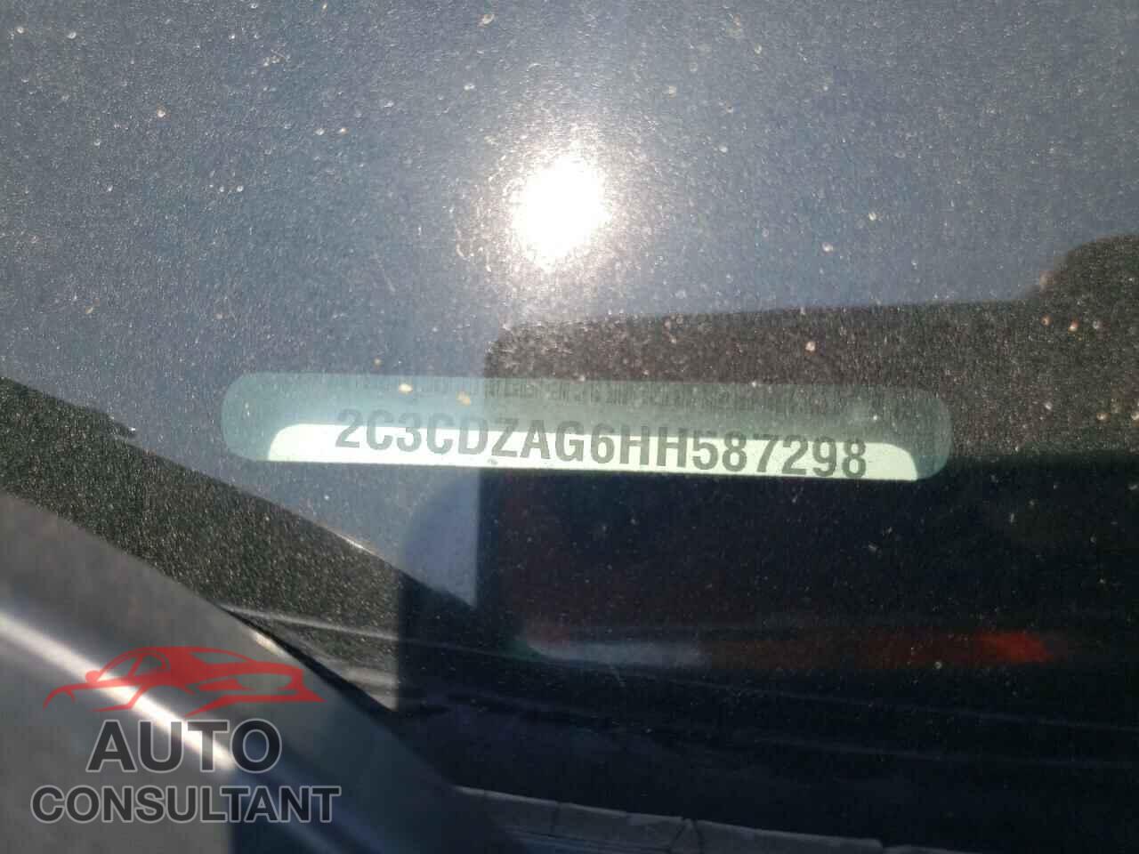 DODGE CHALLENGER 2017 - 2C3CDZAG6HH587298