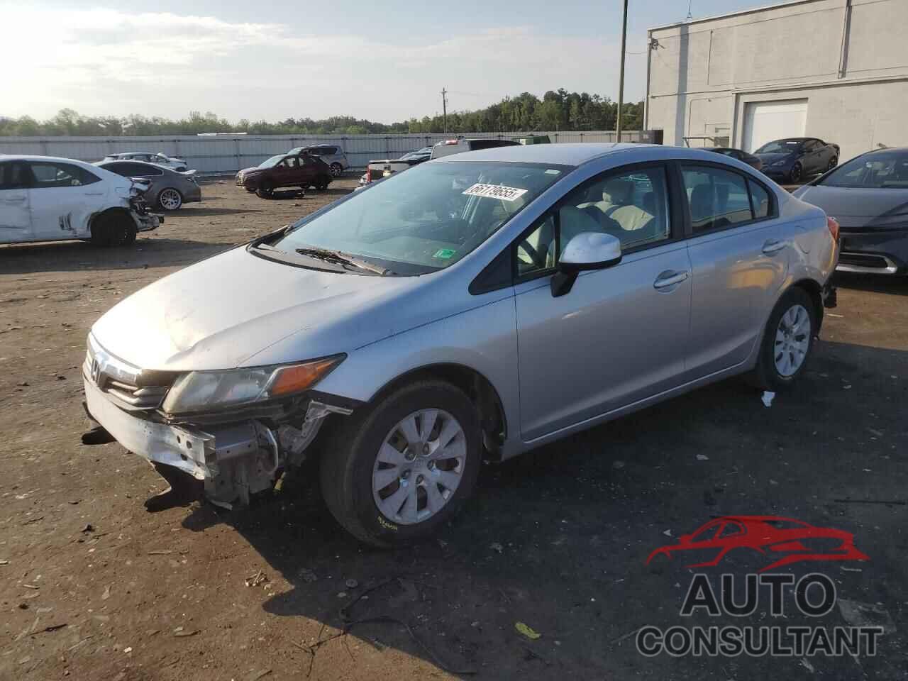 HONDA CIVIC 2012 - 19XFB2F52CE107615