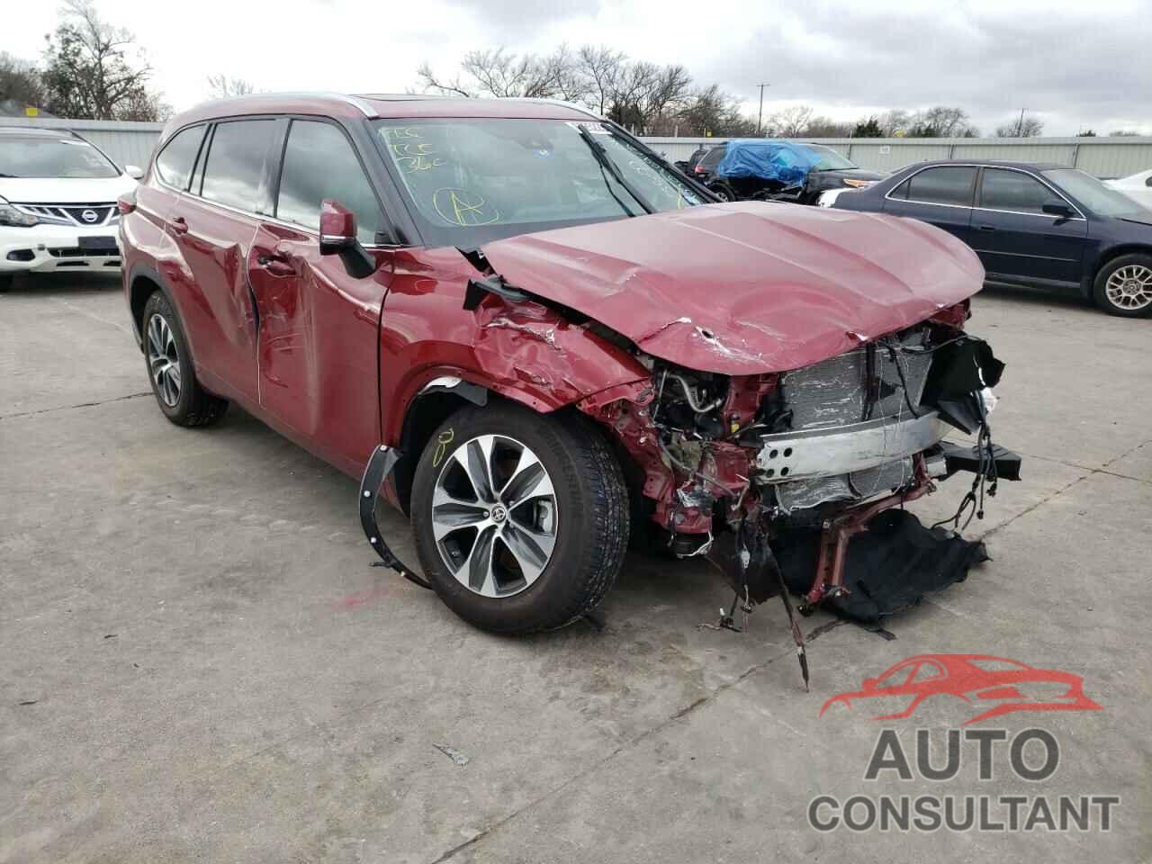 TOYOTA HIGHLANDER 2021 - 5TDGZRAH6MS524317