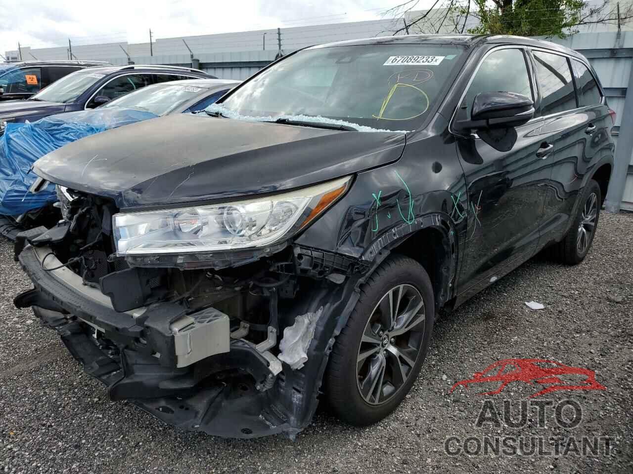 TOYOTA HIGHLANDER 2017 - 5TDZZRFH6HS209489
