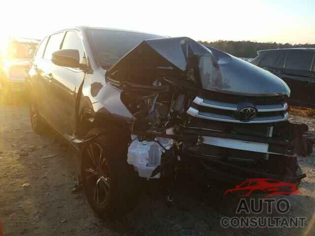 TOYOTA HIGHLANDER 2019 - 5TDZARFH8KS060162