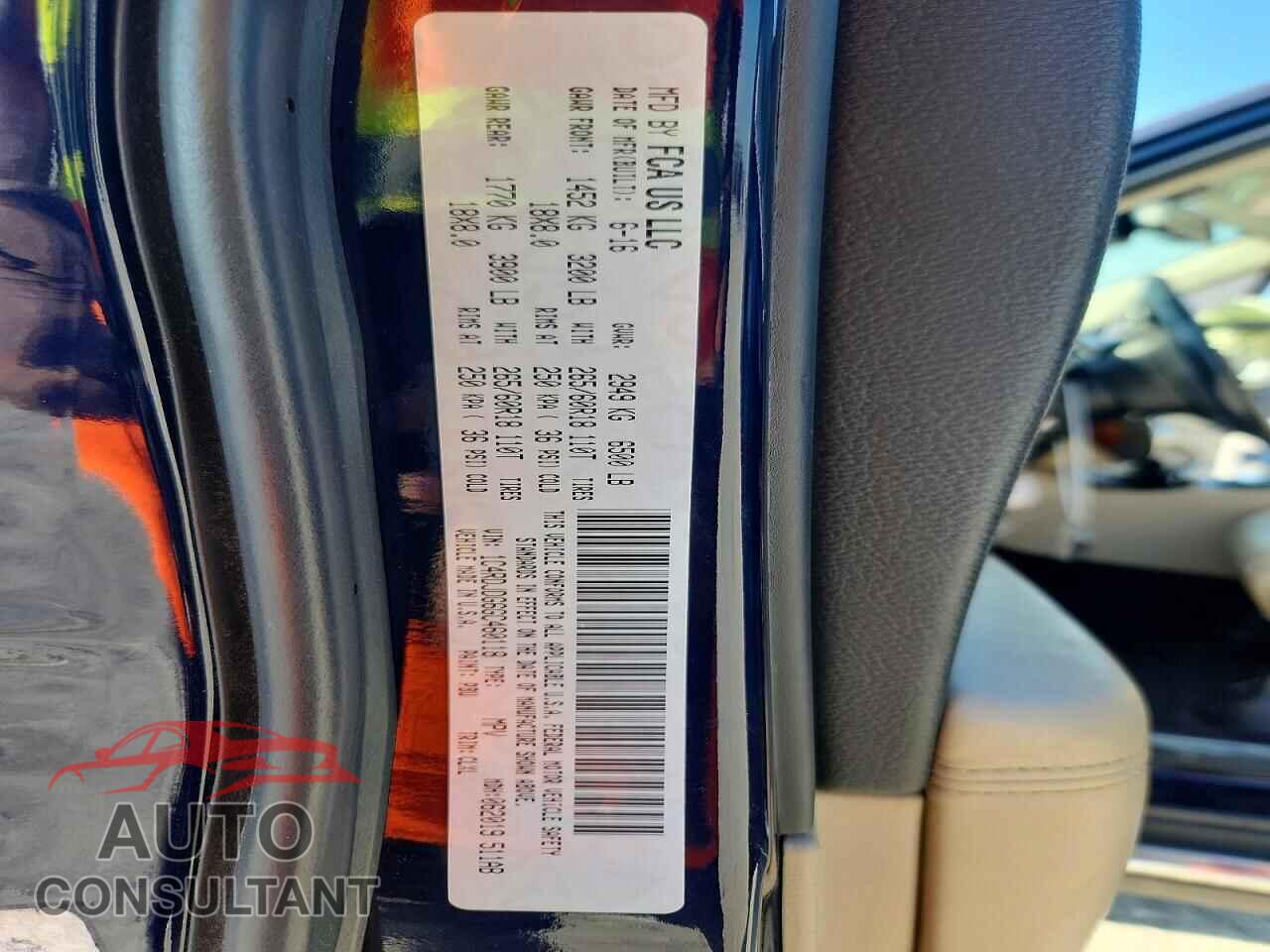 DODGE DURANGO 2016 - 1C4RDJDG6GC460118
