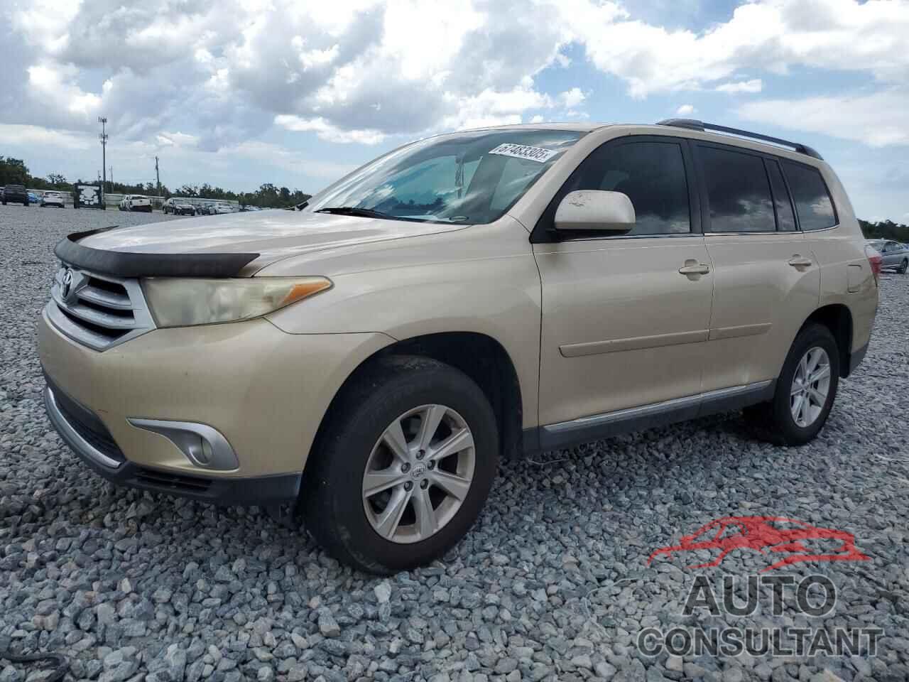 TOYOTA HIGHLANDER 2012 - 5TDZA3EH0CS022506