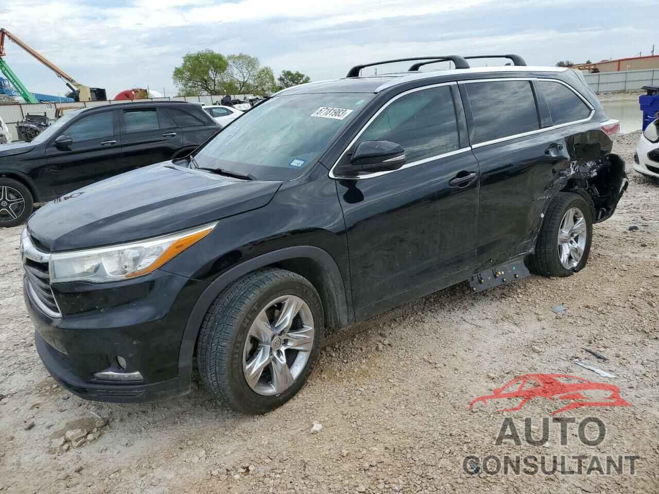 TOYOTA HIGHLANDER 2015 - 5TDYKRFH5FS112281