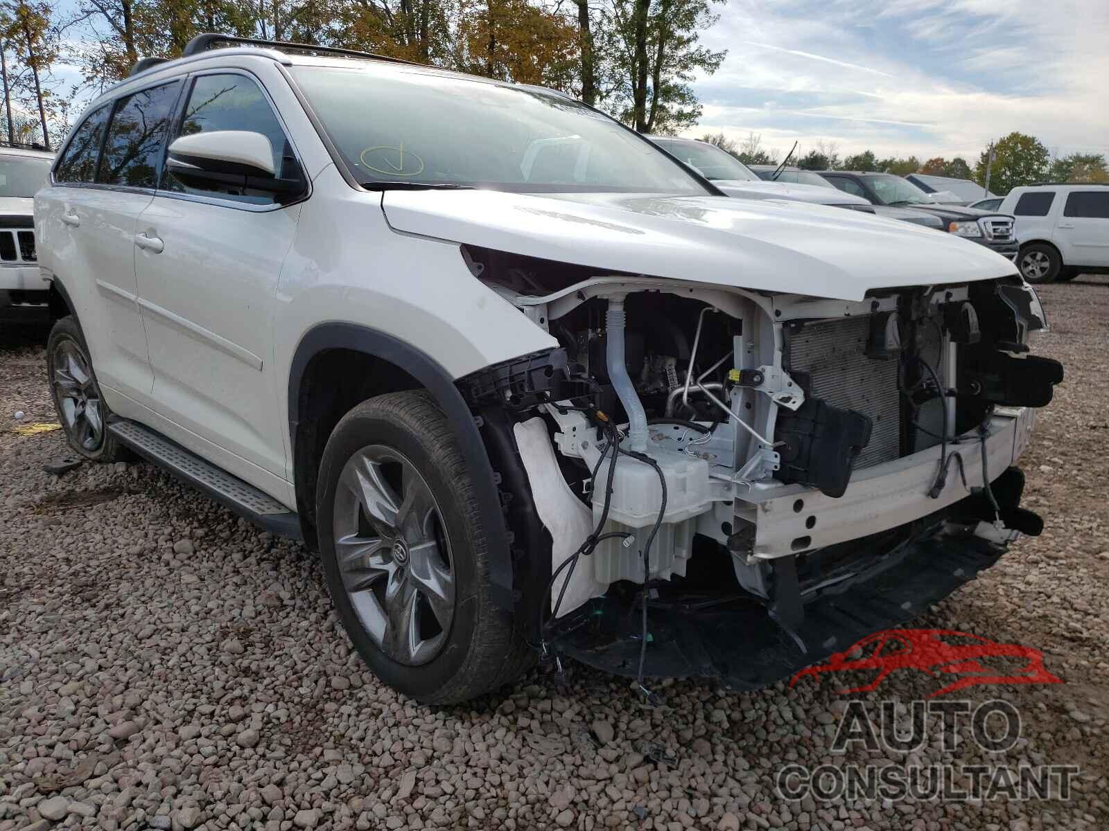 TOYOTA HIGHLANDER 2019 - 5TDDZRFH7KS995224