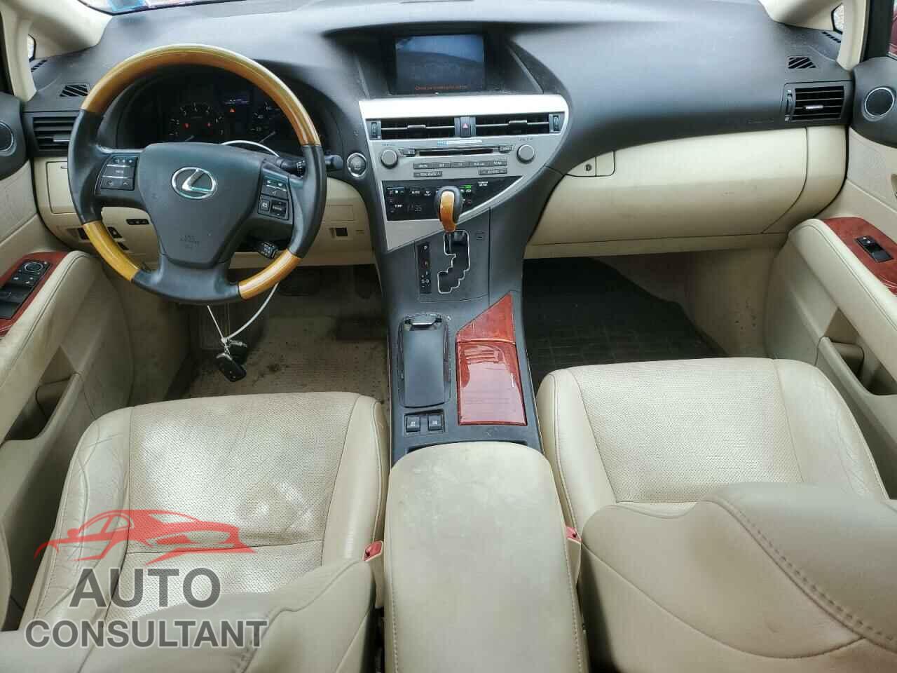 LEXUS RX350 2012 - 2T2BK1BA8CC145341