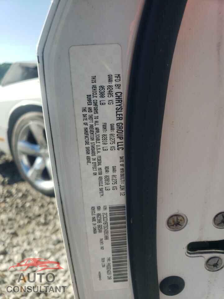 DODGE CHALLENGER 2012 - 2C3CDYBT5CH281000