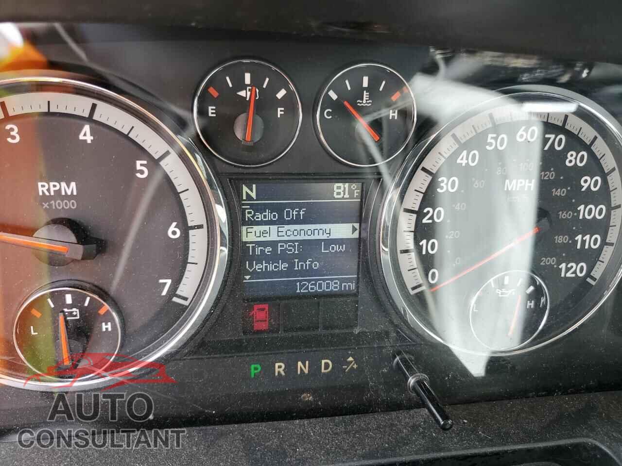 DODGE RAM 1500 2012 - 1C6RD6LT3CS330171