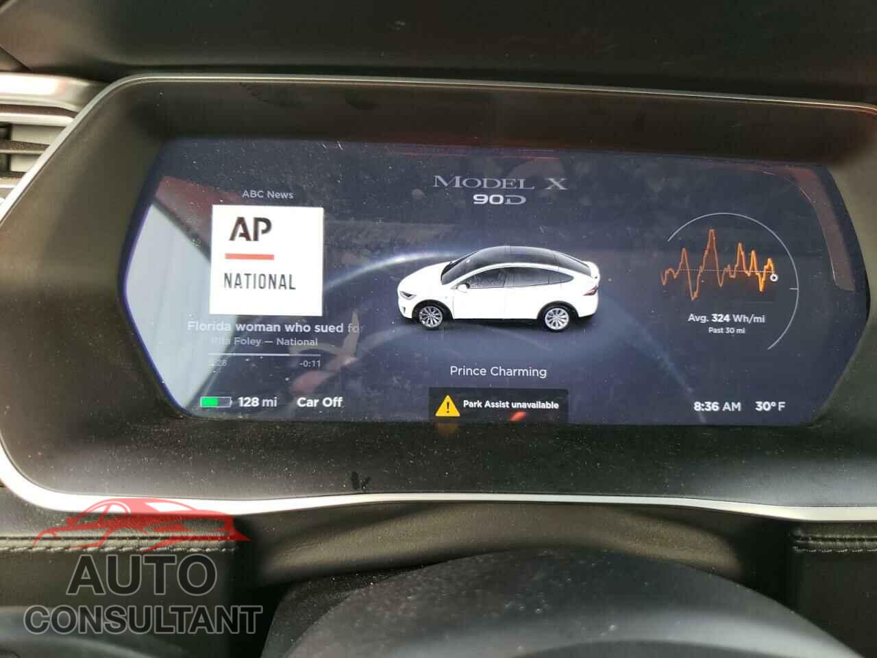 TESLA MODEL X 2016 - 5YJXCAE27GF013068