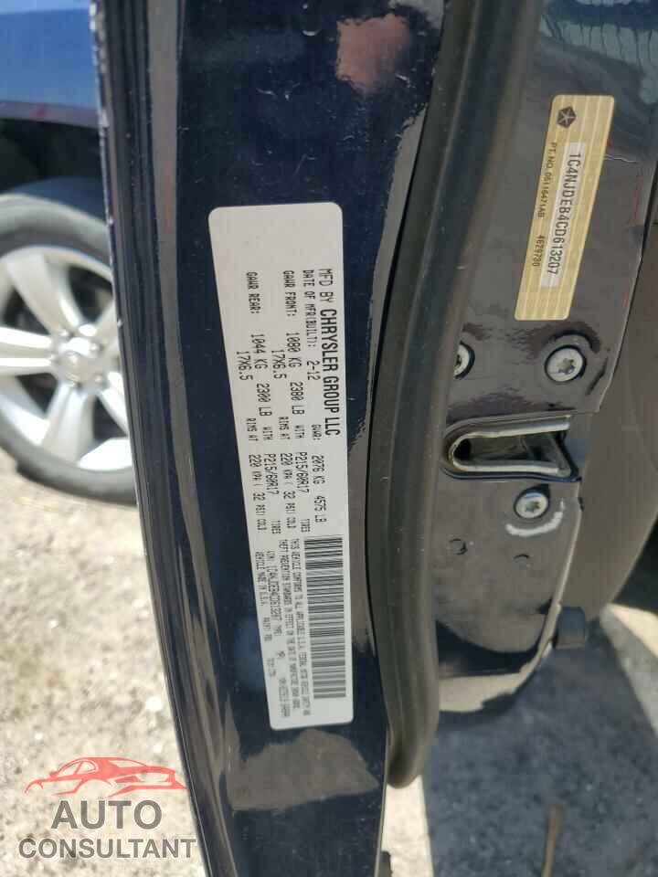 JEEP COMPASS 2012 - 1C4NJDEB4CD613207