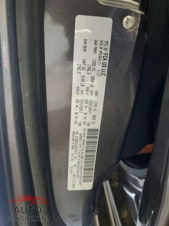 DODGE CARAVAN 2017 - 2C4RDGEG5HR673572