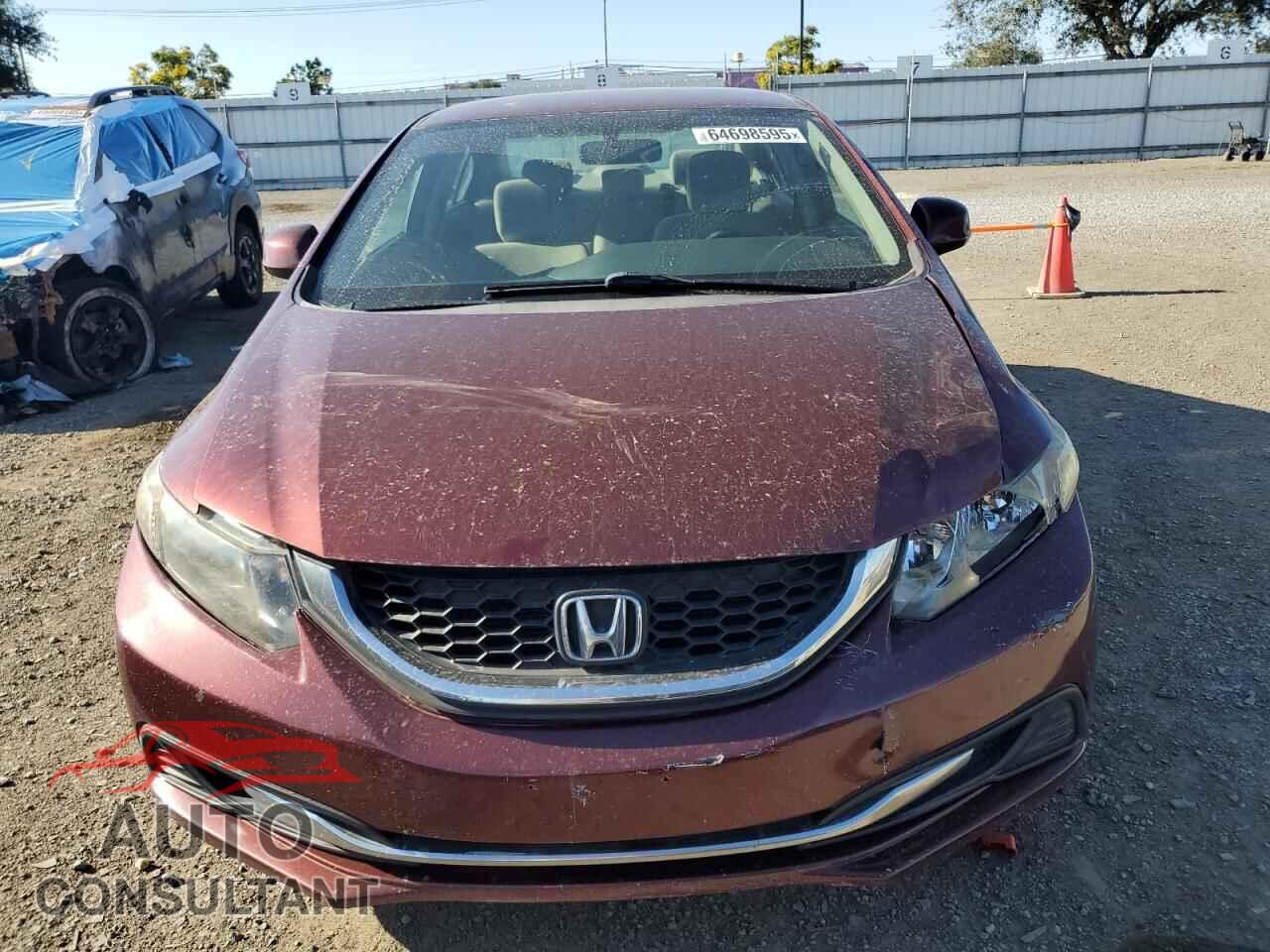 HONDA CIVIC 2013 - 2HGFB2F57DH543741