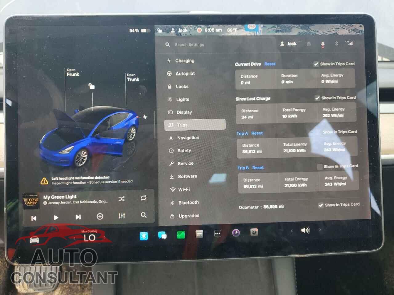 TESLA MODEL 3 2022 - 5YJ3E1EA2NF190849