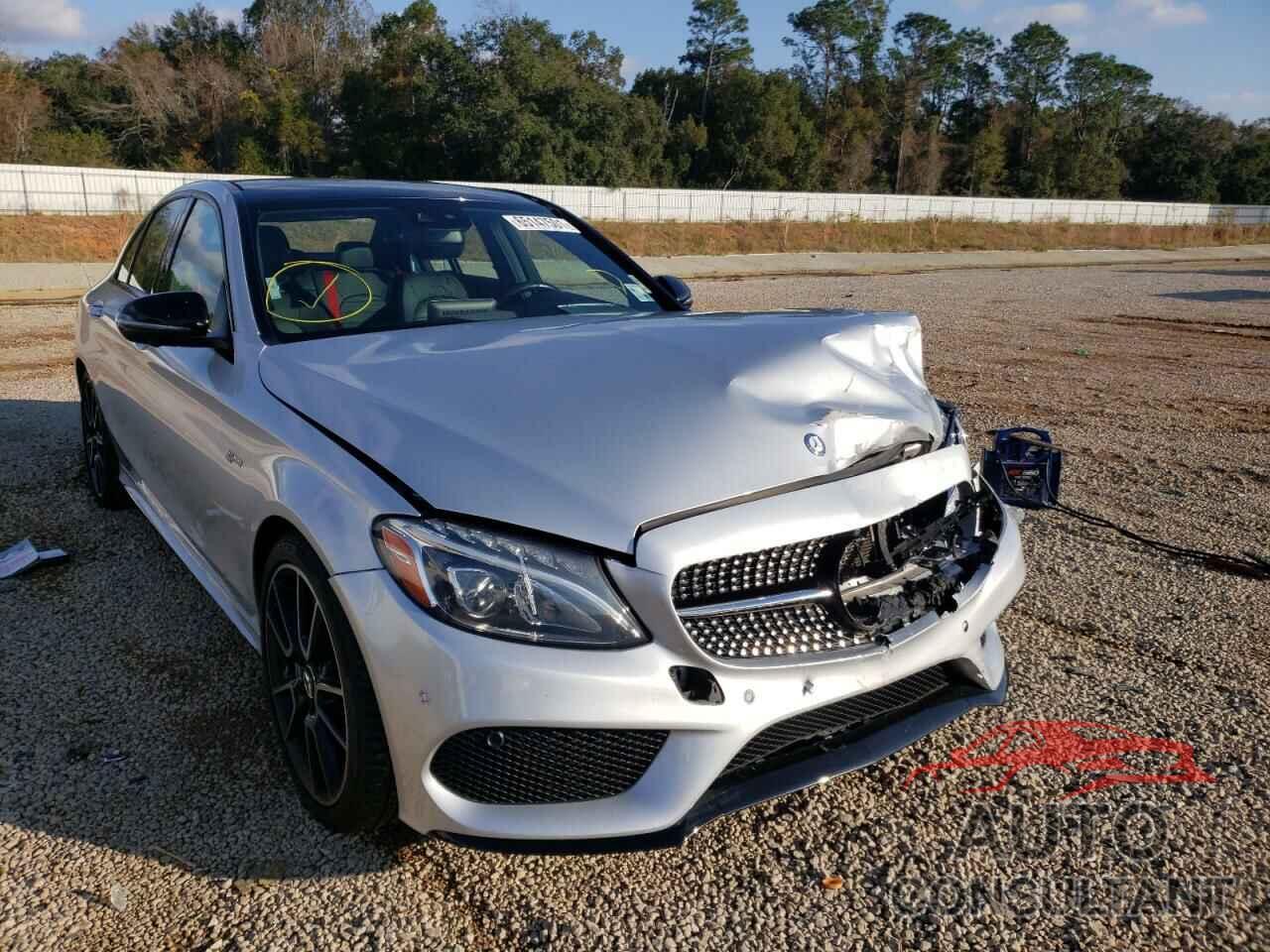 MERCEDES-BENZ C-CLASS 2017 - 55SWF6EB7HU186105