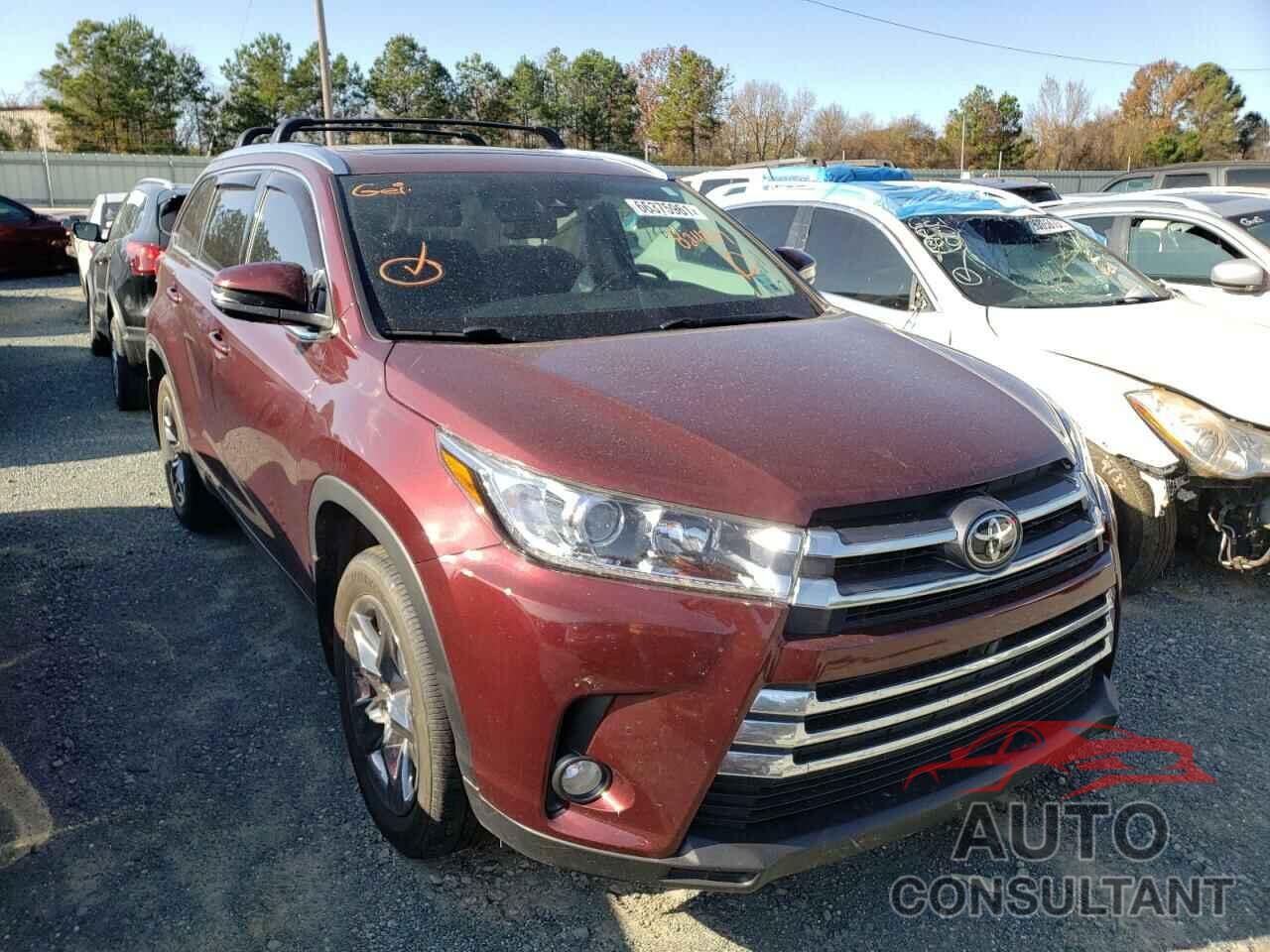 TOYOTA HIGHLANDER 2018 - 5TDDZRFH8JS824061