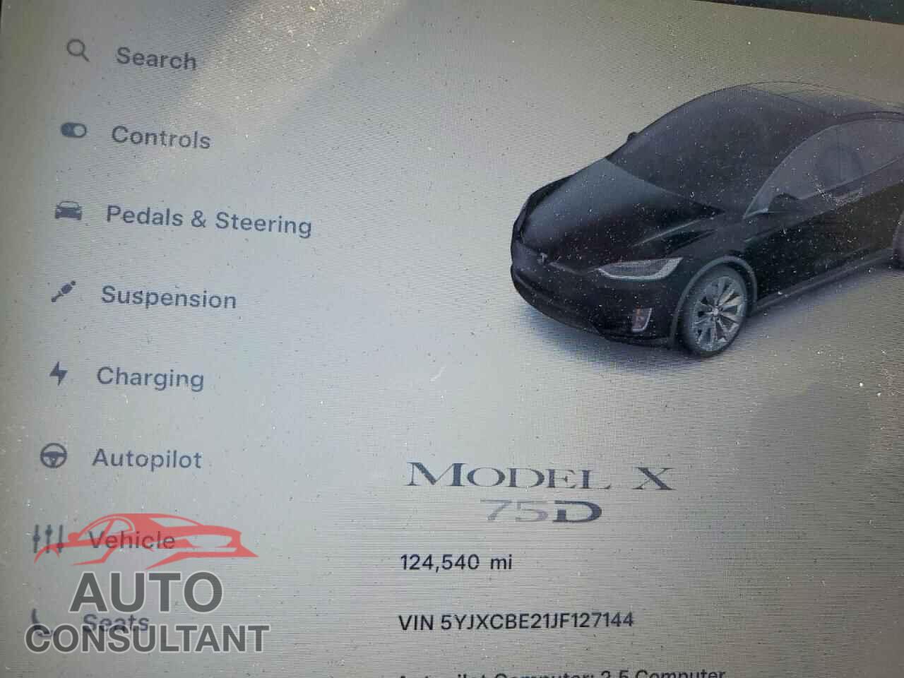 TESLA MODEL X 2018 - 5YJXCBE21JF127144