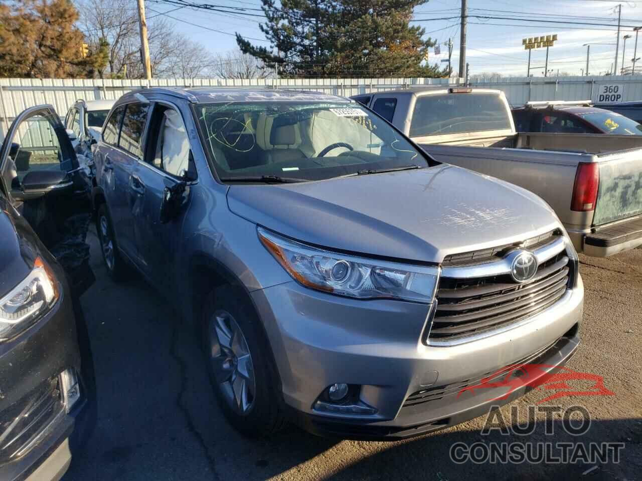 TOYOTA HIGHLANDER 2016 - 5TDDKRFH5GS258700
