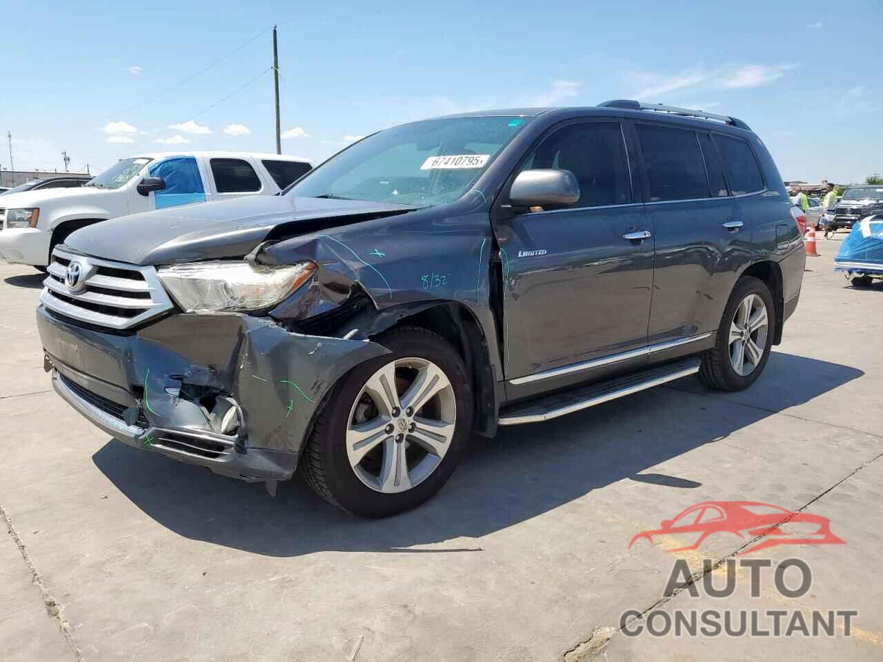 TOYOTA HIGHLANDER 2013 - 5TDYK3EH5DS112745