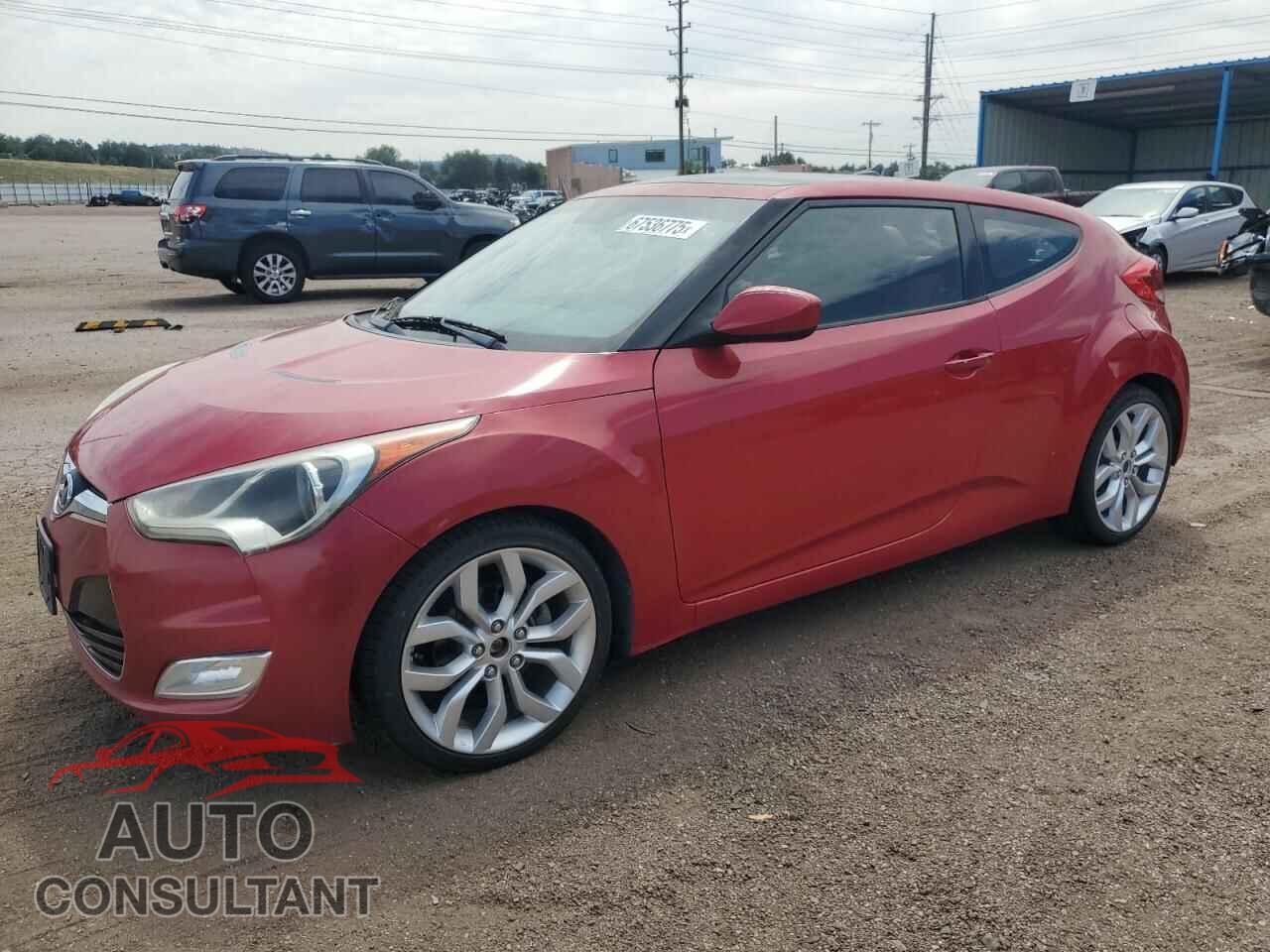 HYUNDAI VELOSTER 2012 - KMHTC6AD3CU027985
