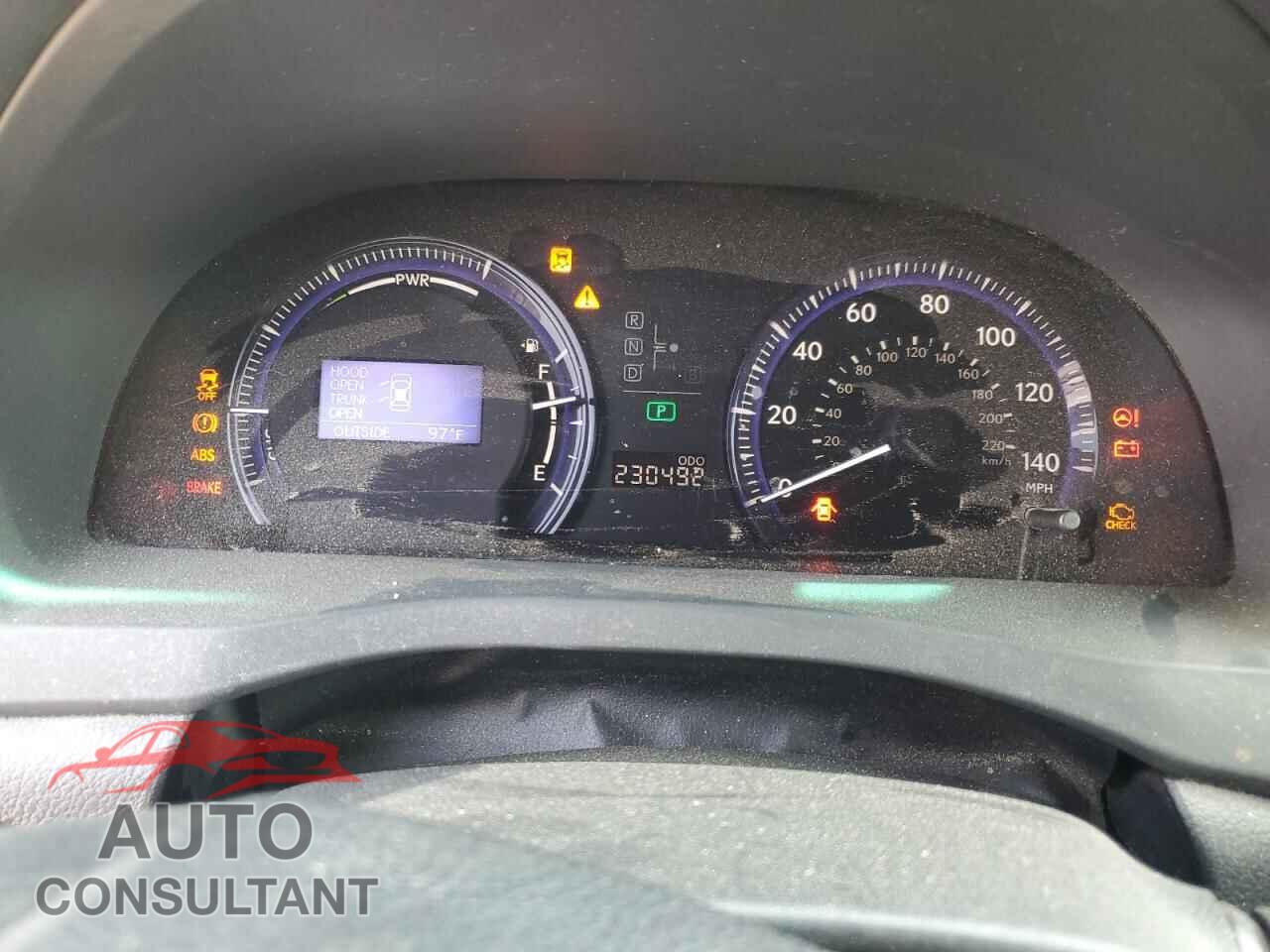 LEXUS HS 2010 - JTHBB1BA8A2013503