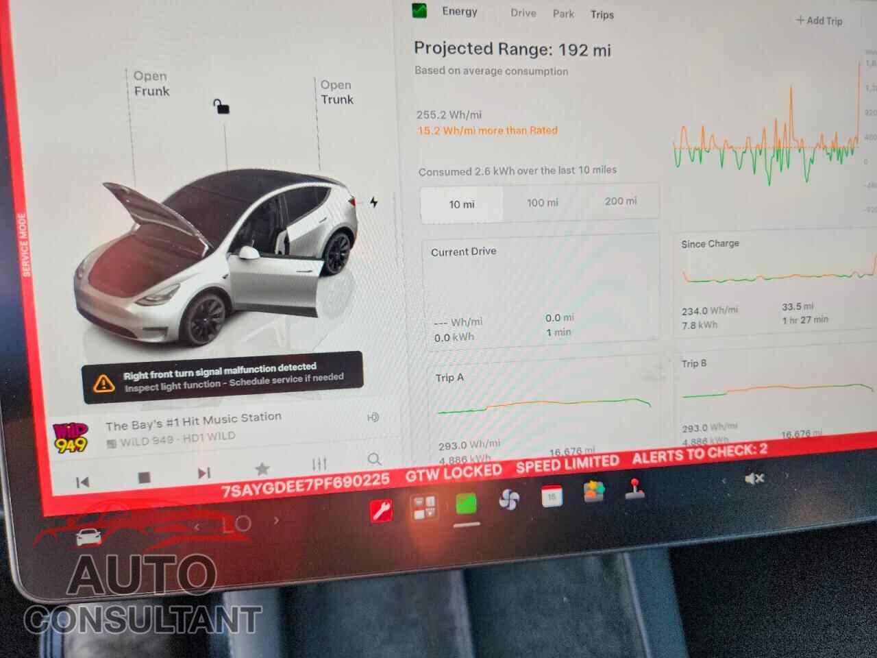 TESLA MODEL Y 2023 - 7SAYGDEE7PF690225