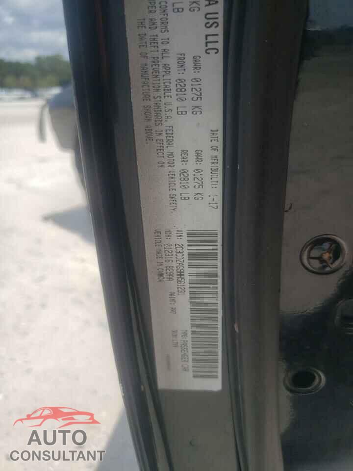 DODGE CHALLENGER 2017 - 2C3CDZAG9HH561231