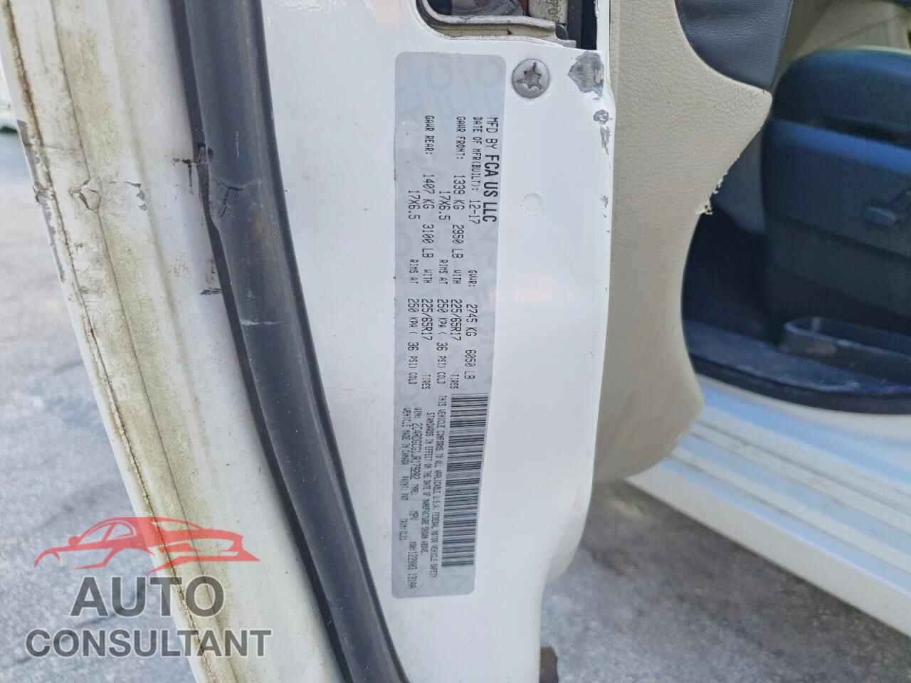 DODGE CARAVAN 2018 - 2C4RDGCG1JR179282