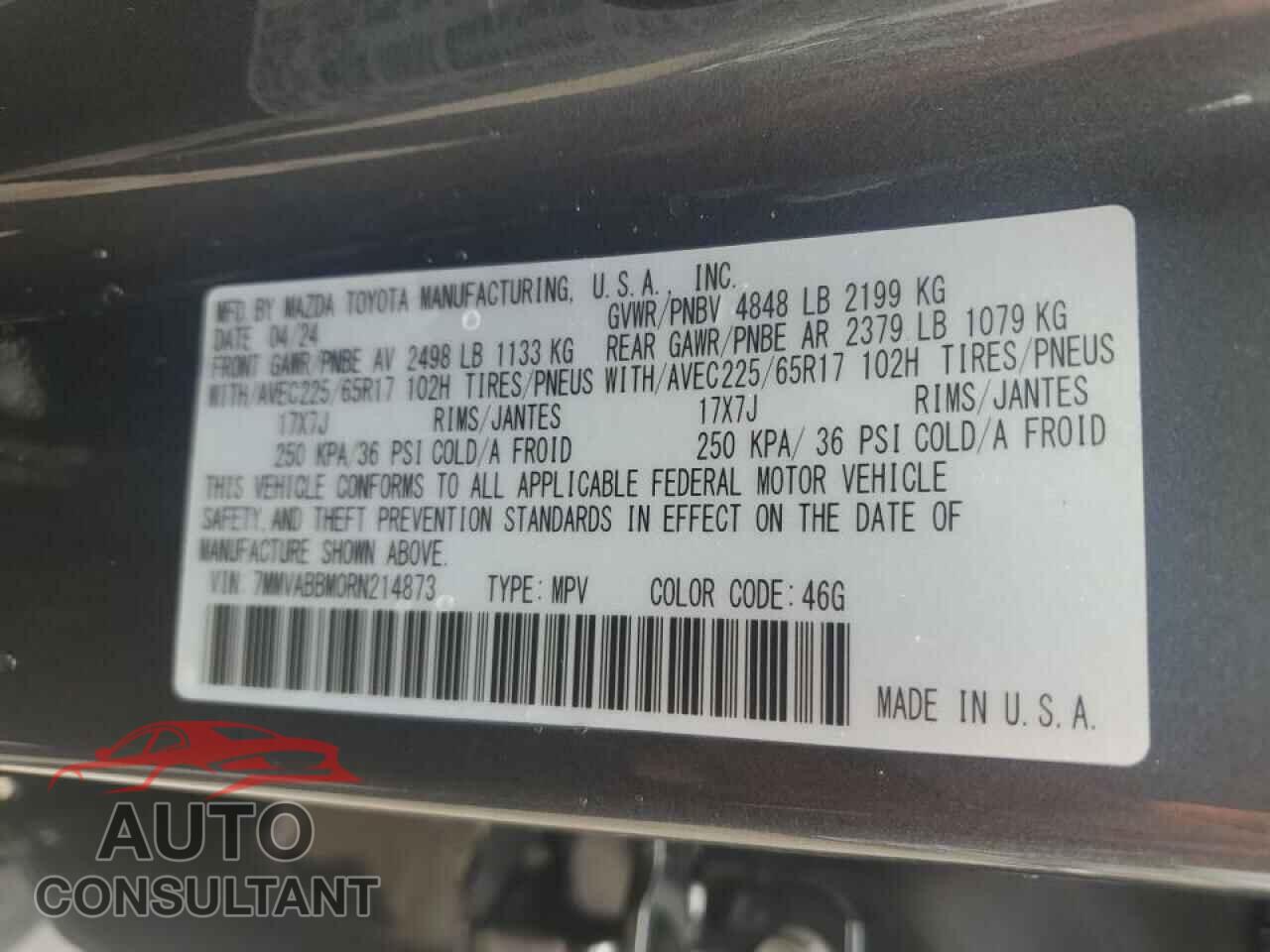 MAZDA CX-50 PREF 2024 - 7MMVABBM0RN214873