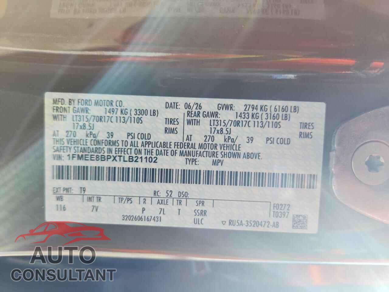 FORD BRONCO 2026 - 1FMEE8BPXTLB21102