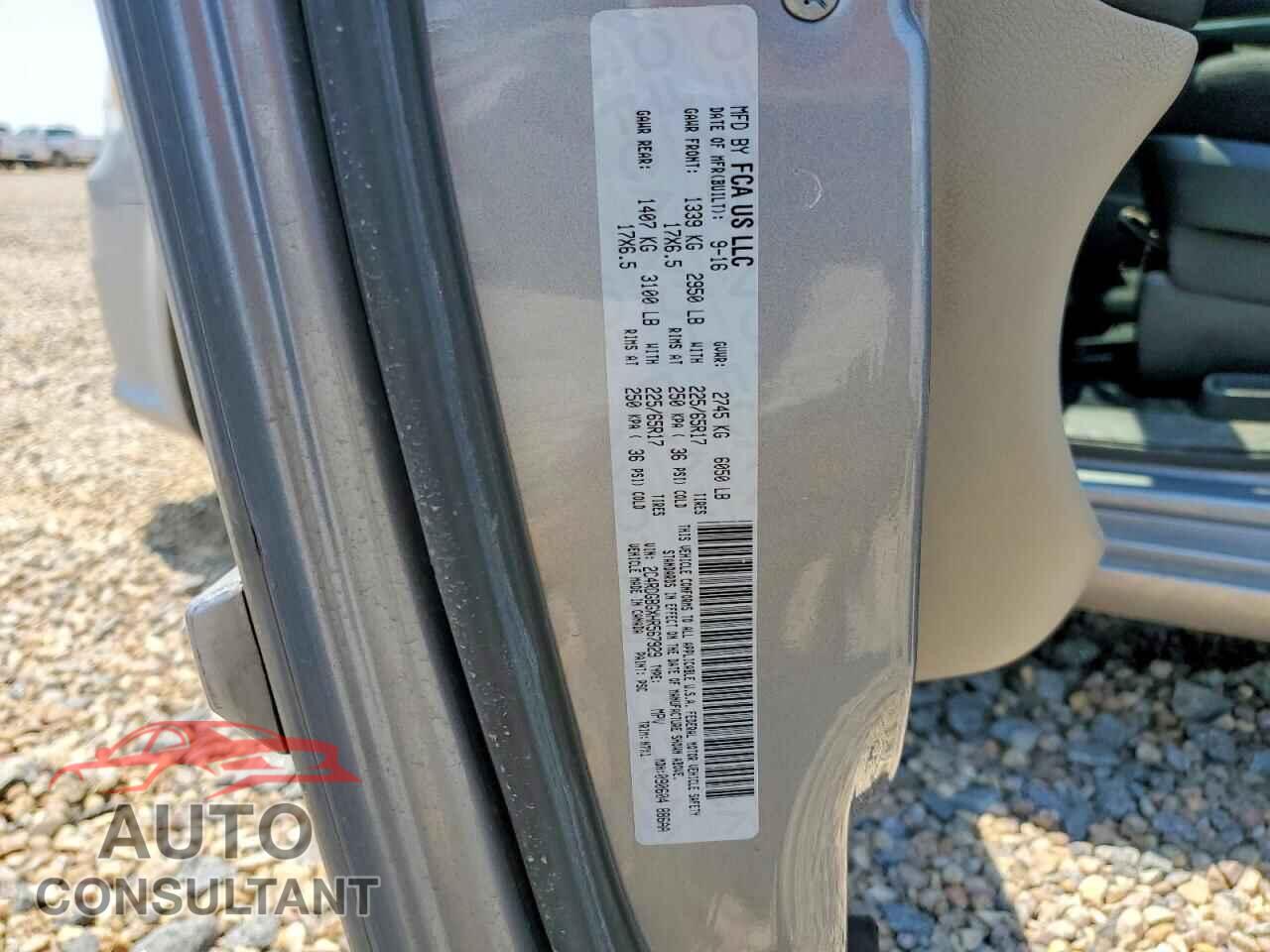 DODGE CARAVAN 2017 - 2C4RDGBGXHR567929