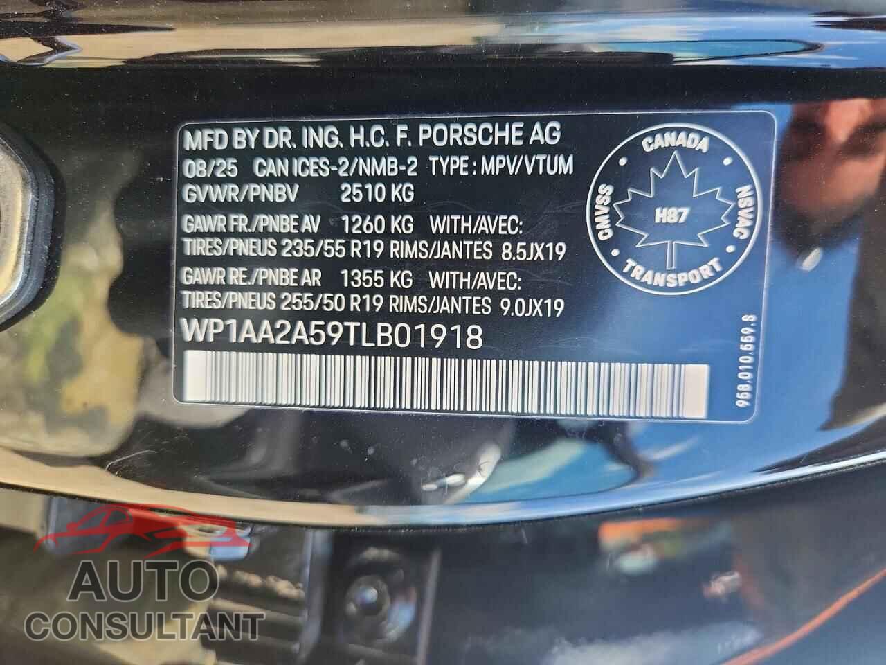 PORSCHE MACAN 2026 - WP1AA2A59TLB01918