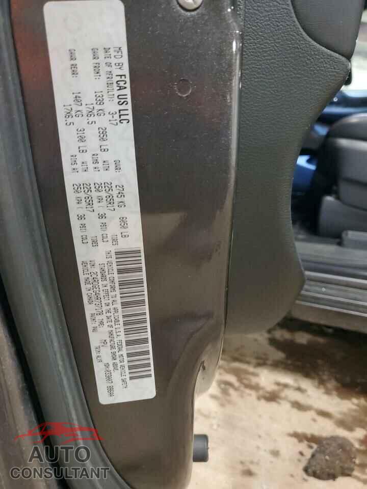 DODGE CARAVAN 2017 - 2C4RDGEG4HR737178