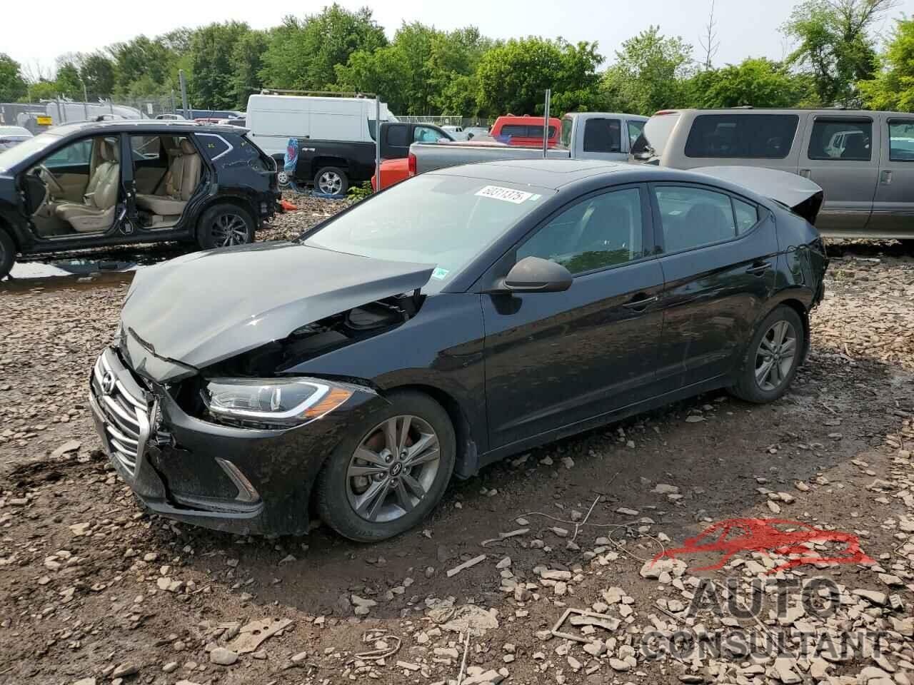 HYUNDAI ELANTRA 2018 - 5NPD84LFXJH233423