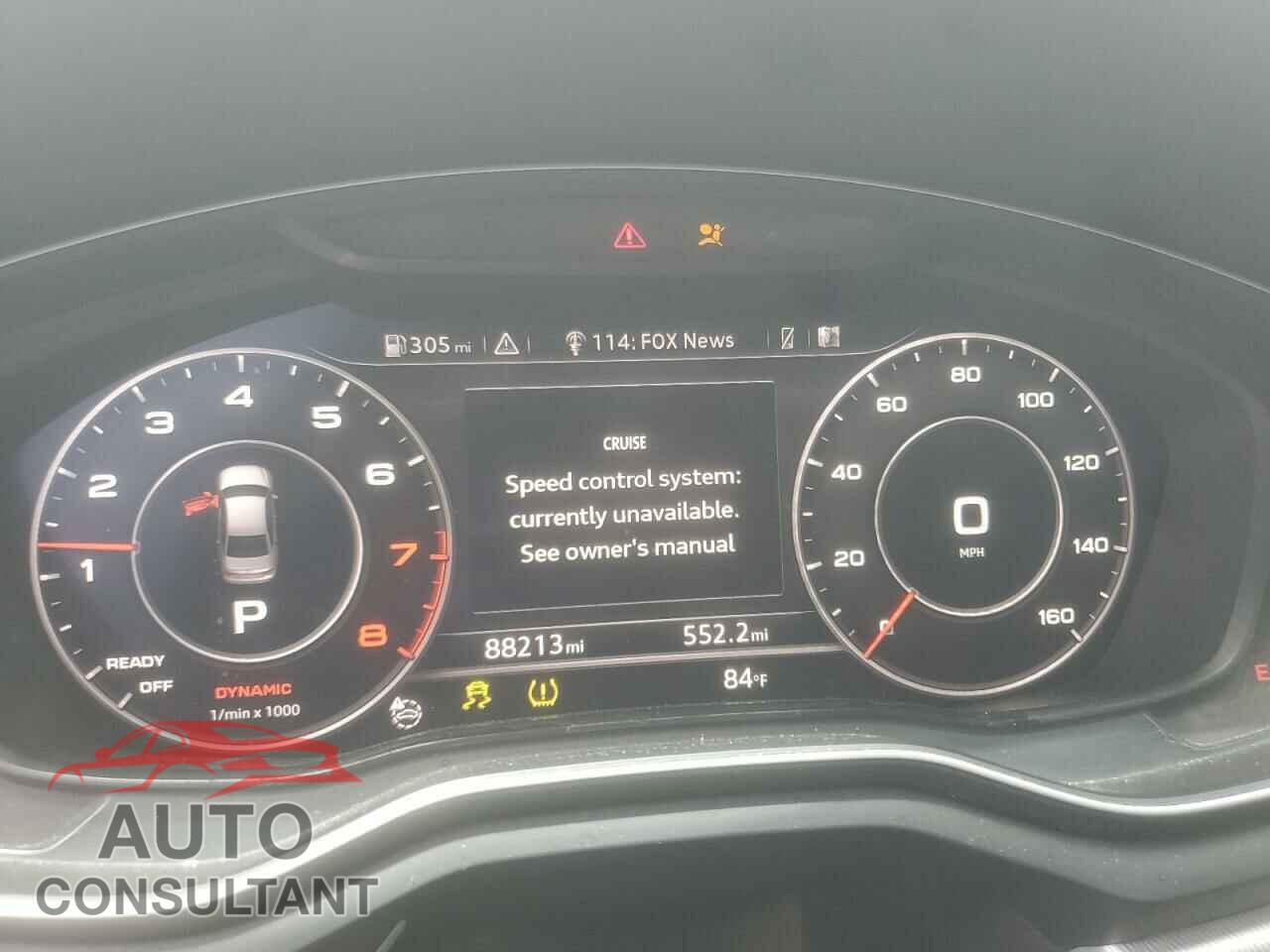 AUDI A4 2017 - WAUDNAF44HN043254