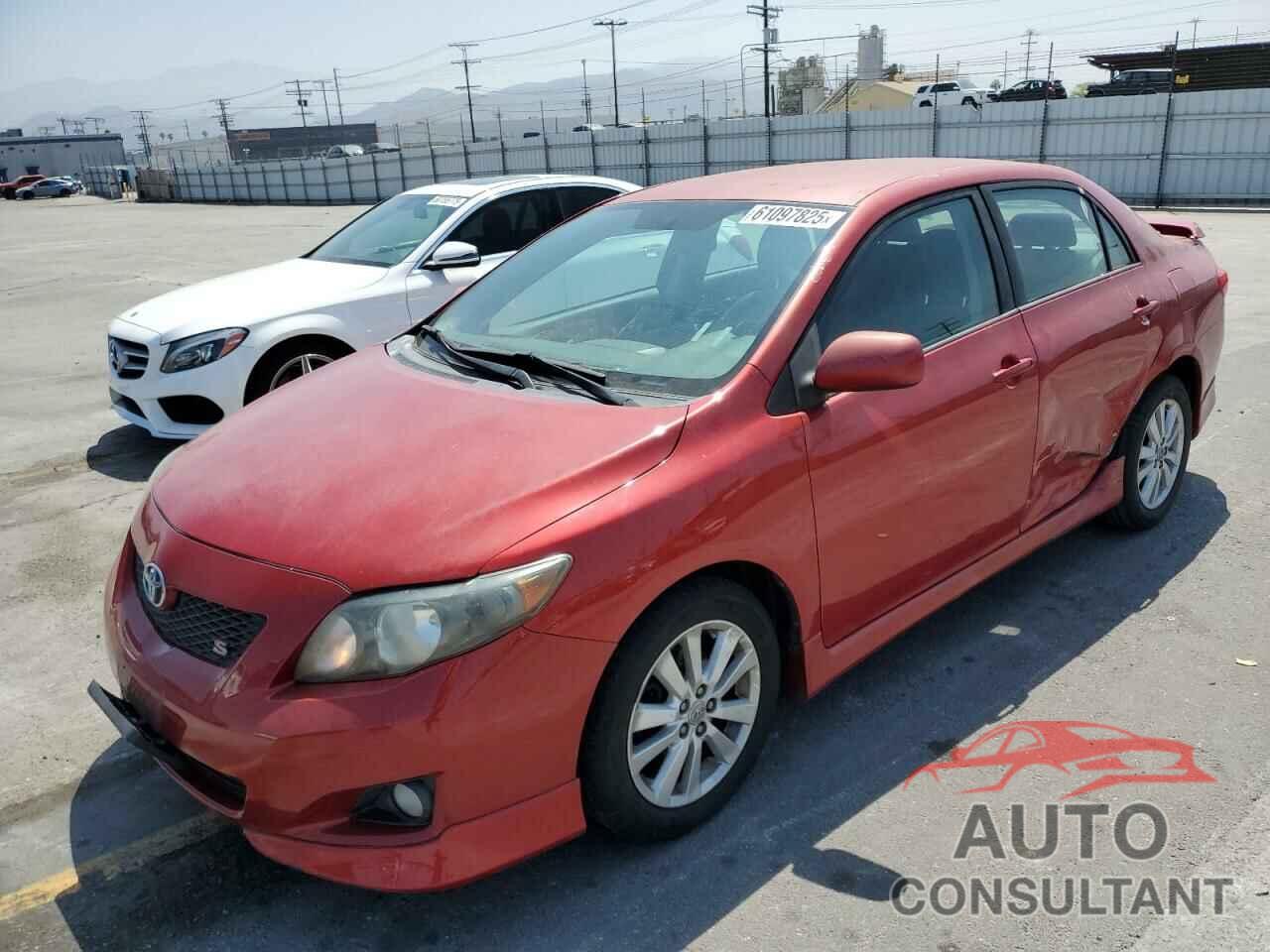 TOYOTA COROLLA 2009 - 1NXBU40E49Z147665