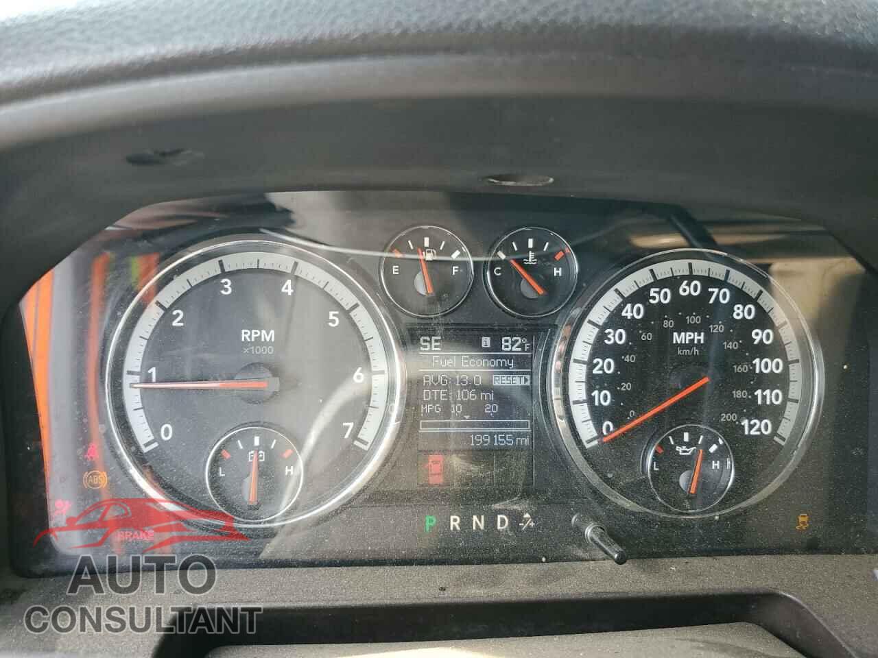 DODGE RAM 1500 2012 - 1C6RD6LT8CS334202