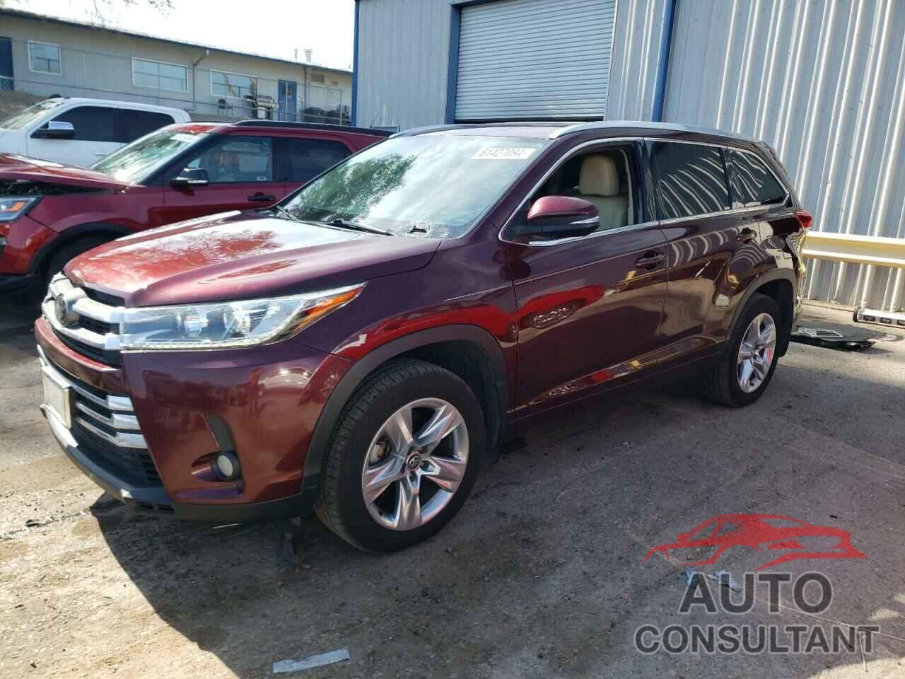 TOYOTA HIGHLANDER 2018 - 5TDYZRFH5JS242629