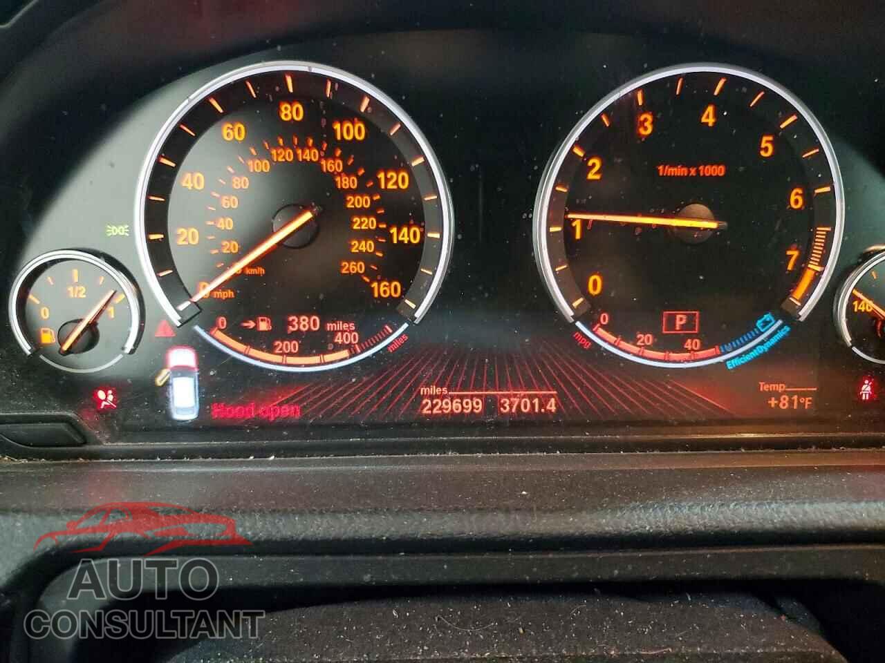 BMW 5 SERIES 2011 - WBASP2C55BC337740